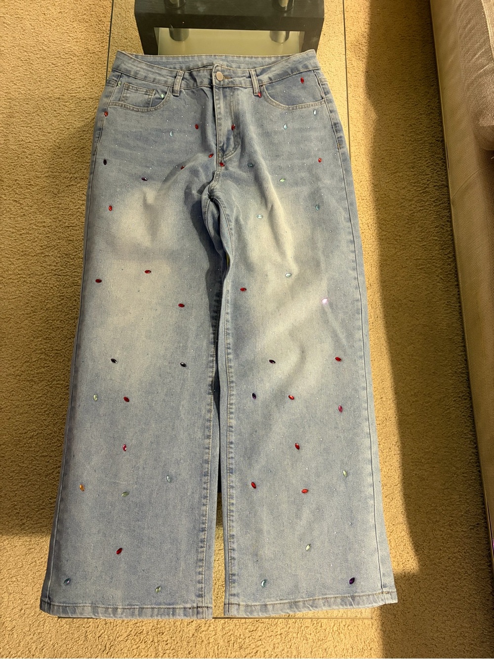 💜 Rhinestone Jeans